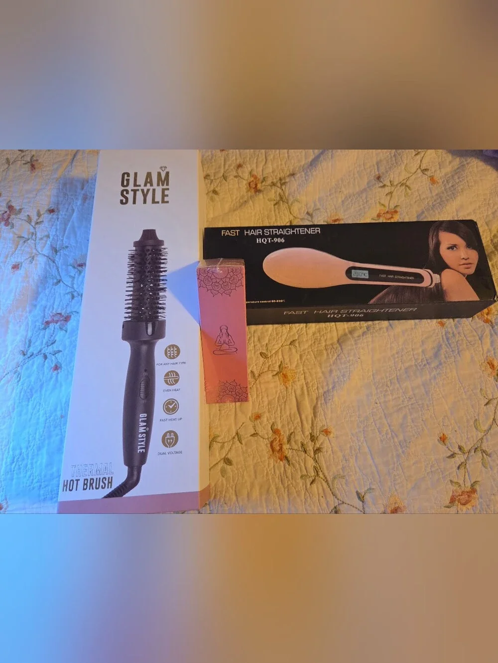 LOT Of Styling Tools With Karma Beauty Unicorn Hair Oil For Great Hair Days! NIB